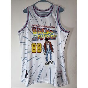 Headgear Classics Jersey Back To The Future Michael J Fox Marty McFly Mens L